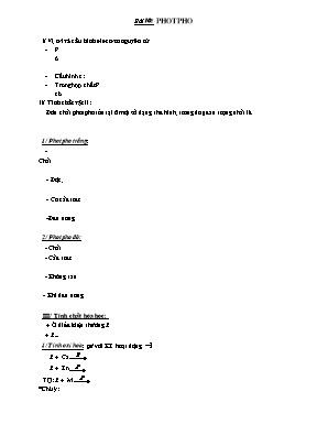 Vở bài tập Hóa học Lớp 10 - Bài 10+11